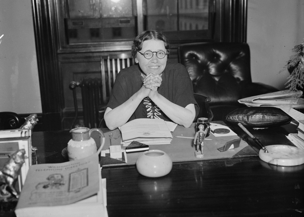 1931: First woman captures Senate seat